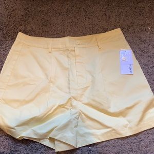 Light Yellow Shorts NWT